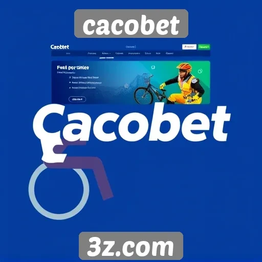 Acessibilidade e interface do site Cacobet