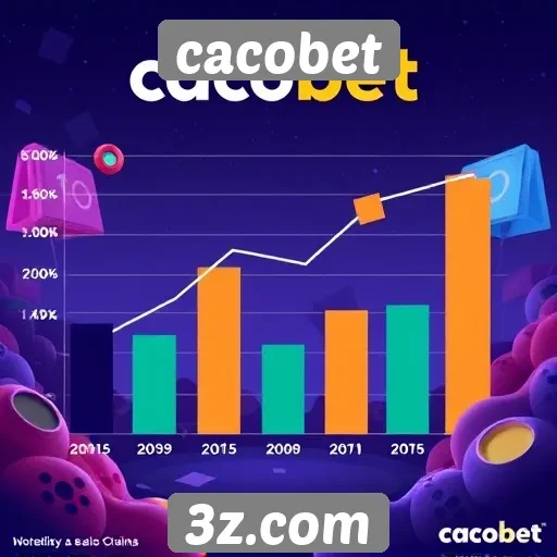 Estatísticas de crescimento da cacobet no mercado de jogos