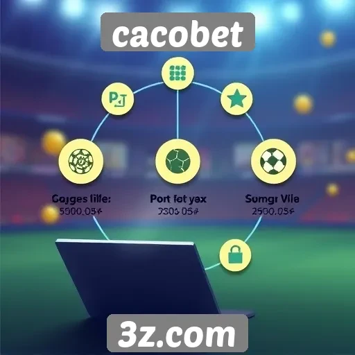Análise das funcionalidades do site de jogos cacobet